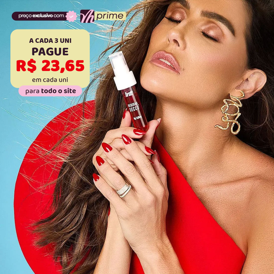 Calda Beijável Picante 11g Linha Deborah Secco Intt