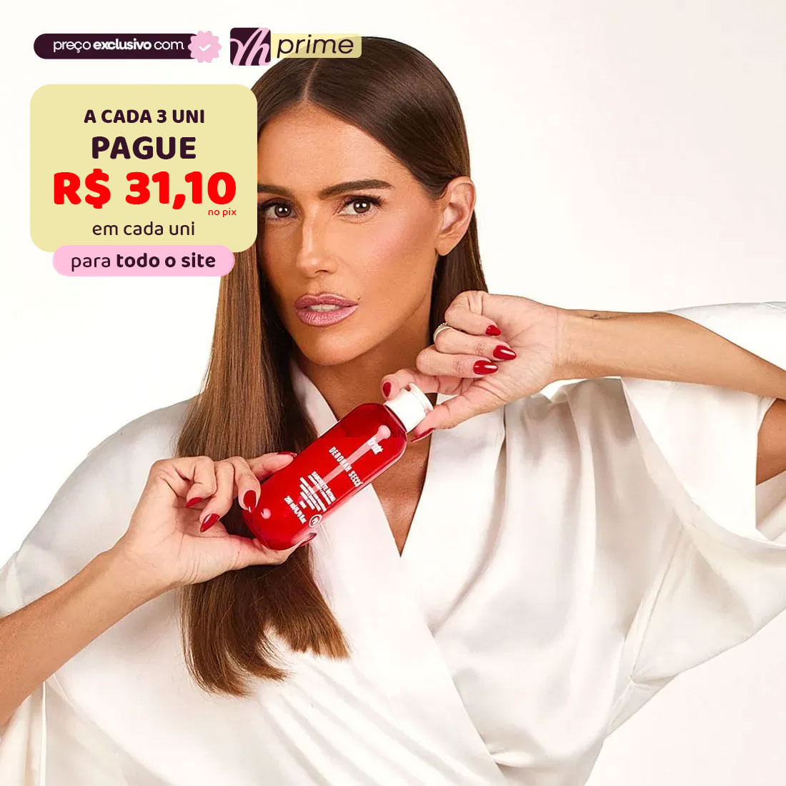 Sabonete Íntimo com Barbatimão Camomila e D-pantenol 200ml Linha Deborah Secco Intt