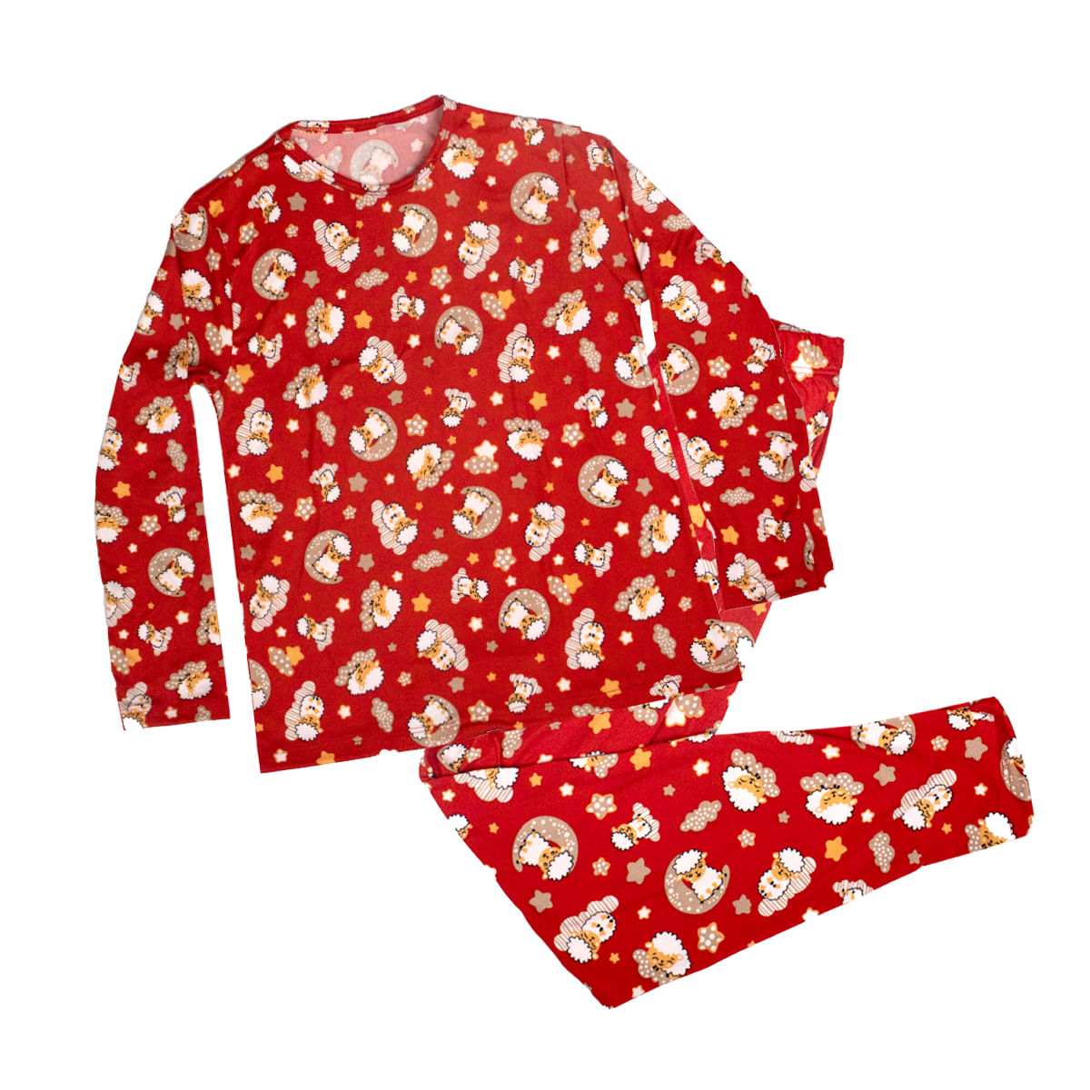 Pijama Longo Infantil Feminino Estampado Hot Love