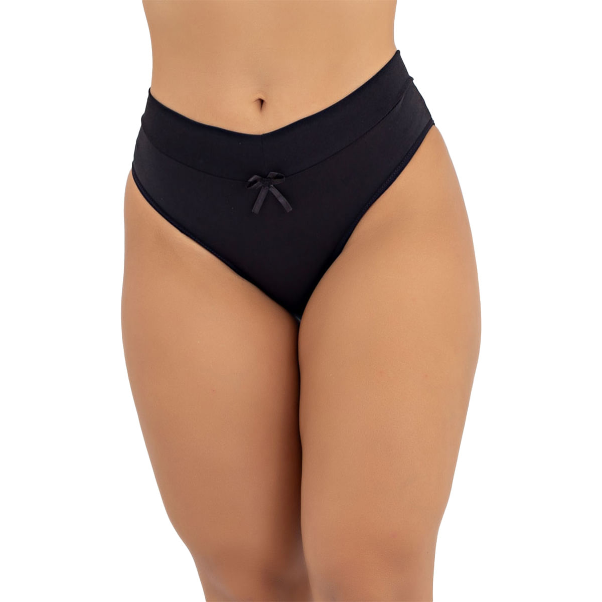 Calcinha Tanga Natieli com Cós Largo em Microfibra Patitex Calcinha Tanga Natieli com Cós Largo em Microfibra Patitex