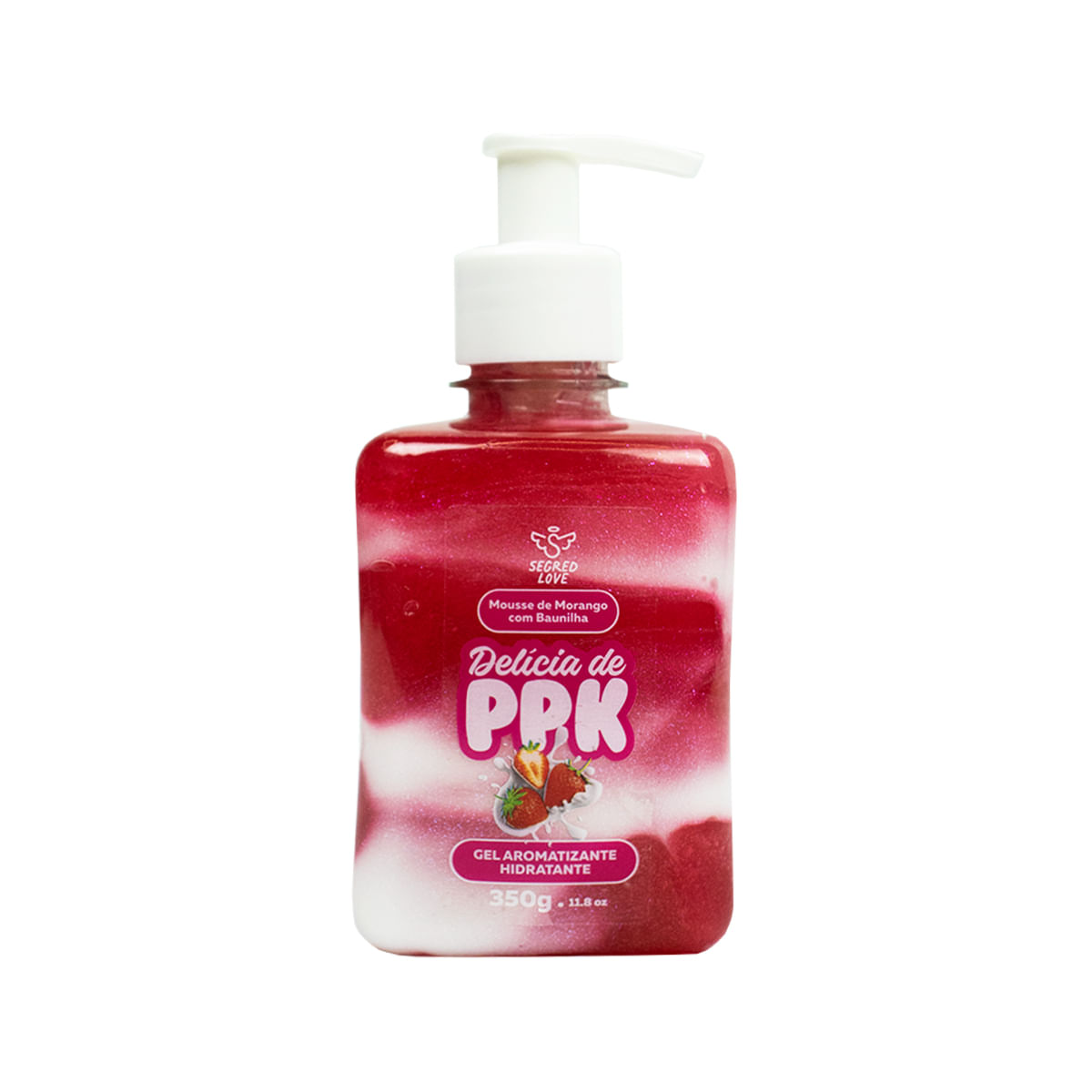 Delicia de PPK Gel Hidratante Beijável para Virilha e Corpo com Glitter 350g Segred Love Delicia de PPK Gel Hidratante Beijável para Virilha e Corpo com Glitter 350g Segred Love