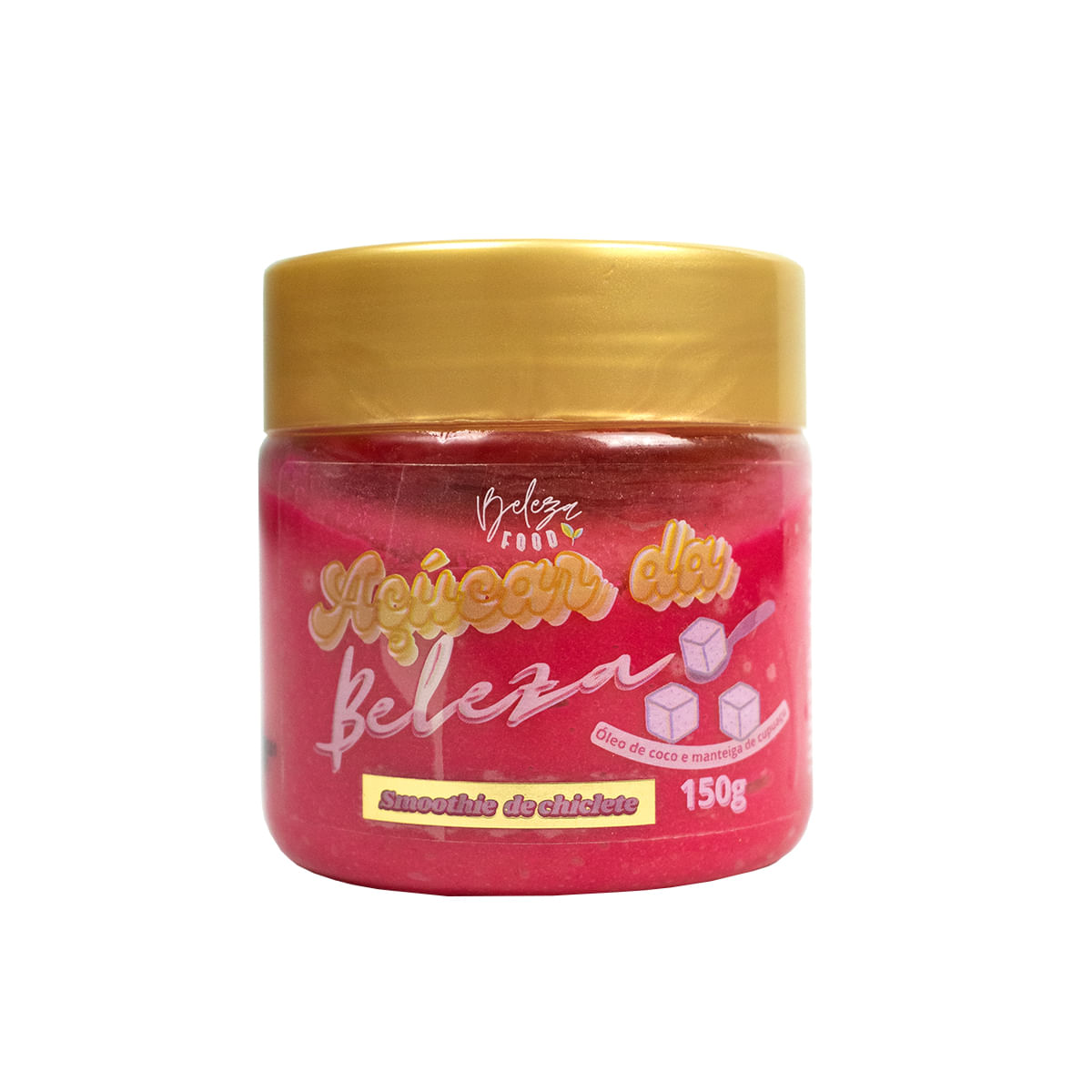 Açúcar da Beleza Esfoliante Corporal Smoothie de Chiclete 150g Beleza Food