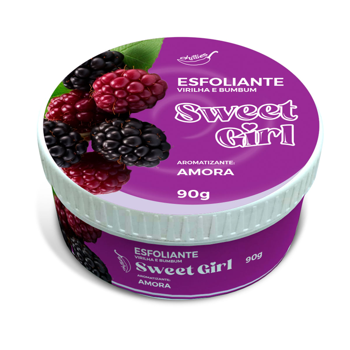 Sweet Girl Esfoliante em Creme para Virilha e Bumbum 90g Chillies