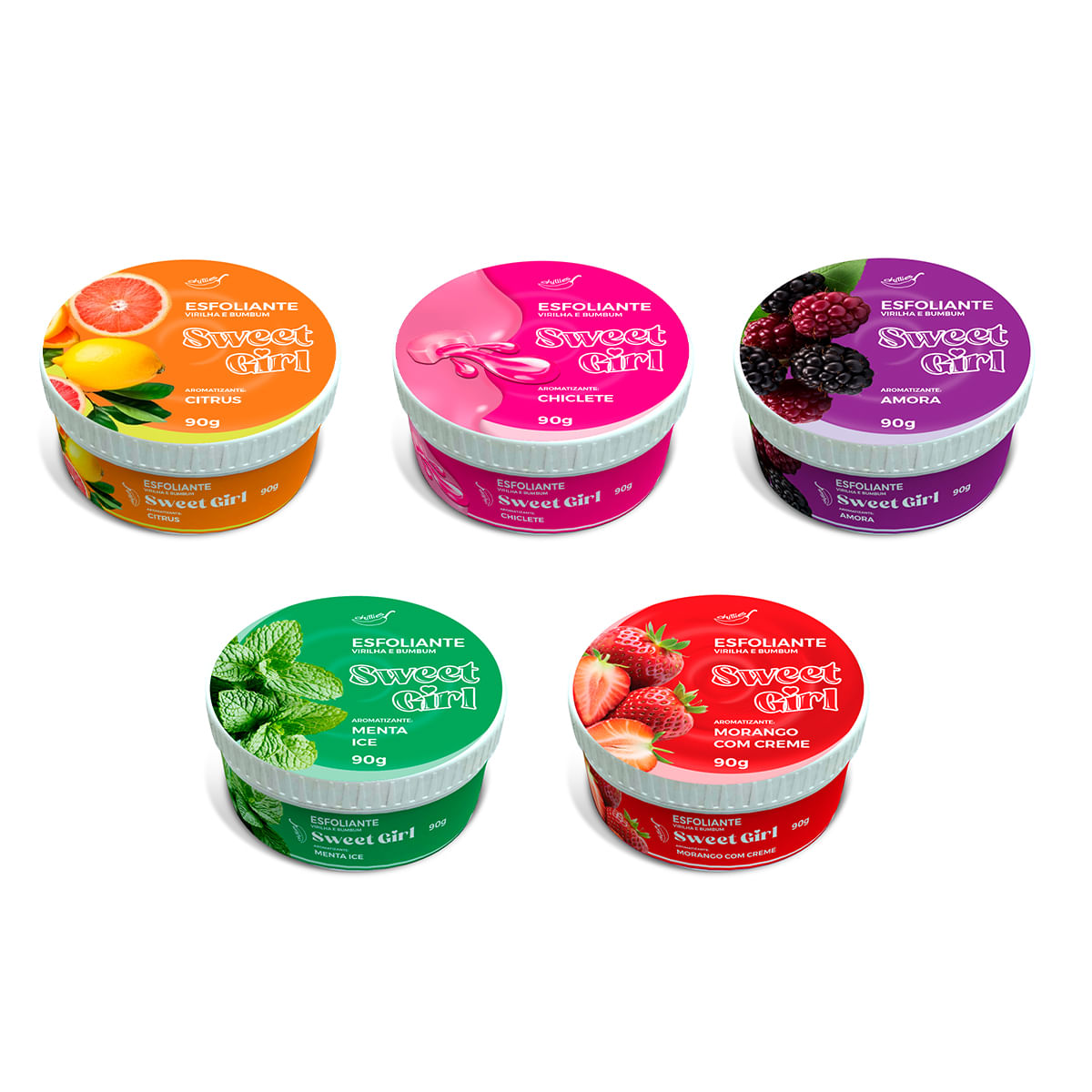 Sweet Girl Esfoliante em Creme para Virilha e Bumbum 90g Chillies