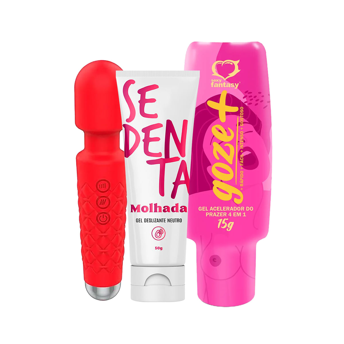 Kit com Green Baby Varinha Mágica Sedenta Molhada e Goze +