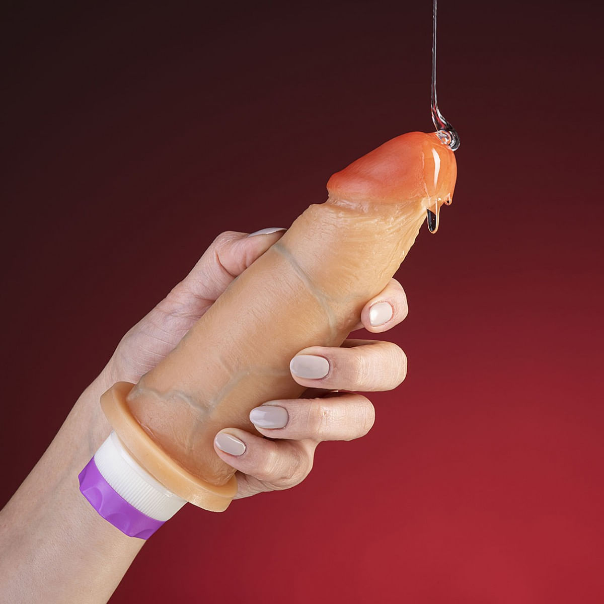 Real Dick Ultra Prótese Realística com Vibro 15,3X4,5cm Sexy Fantasy