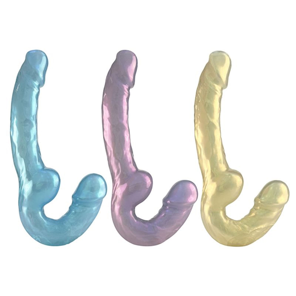 Prótese Colorida para Ponto G e Clitoris 23,0x3,8 cm Sexy Import