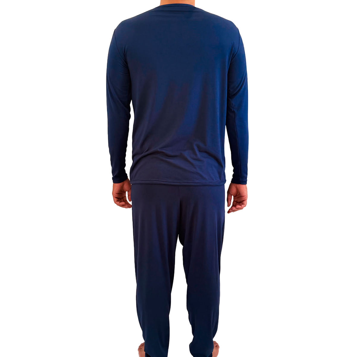 Pijama Adulto Manga Longa e Calça Masculino Hot Love
