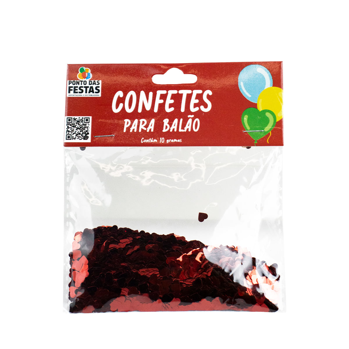 Confete Para Balão de Coração