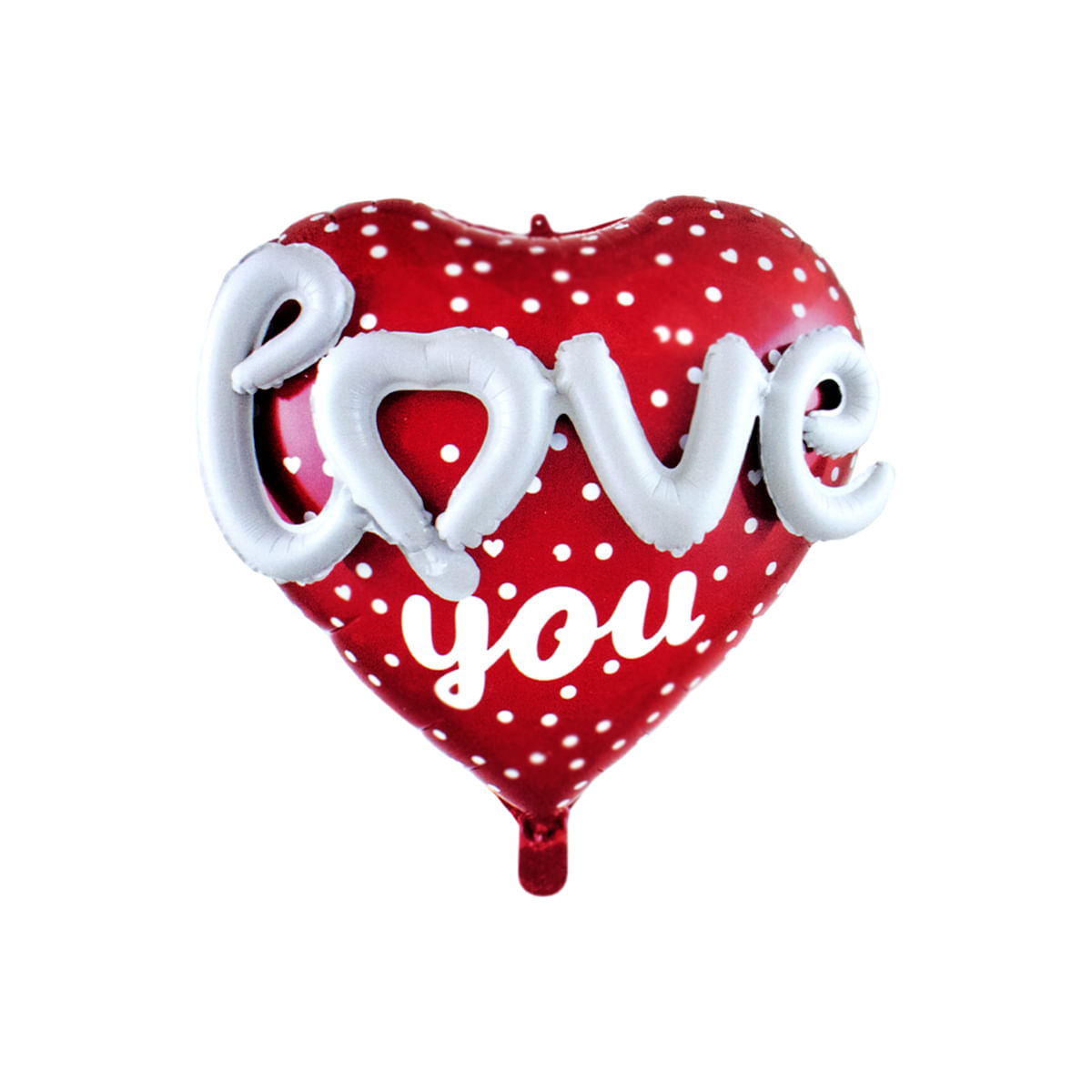 Balão Metalizado Coração Love You PTD Festas Balão Metalizado Coração Love You PTD Festas