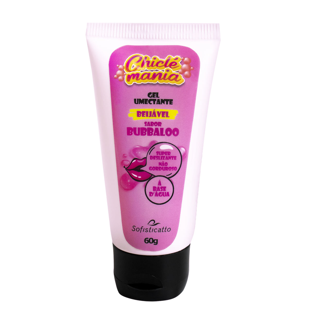 Gel Umectante Chiclé Mania Sabor Bubbaloo 60g Sofisticatto Gel Umectante Chiclé Mania Sabor Bubbaloo 60g Sofisticatto