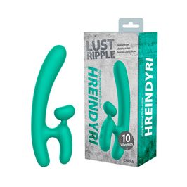 Vibrador Recarregável com Estimulador Clitoriano e Encaixe na Base para os Dedos 3R Import