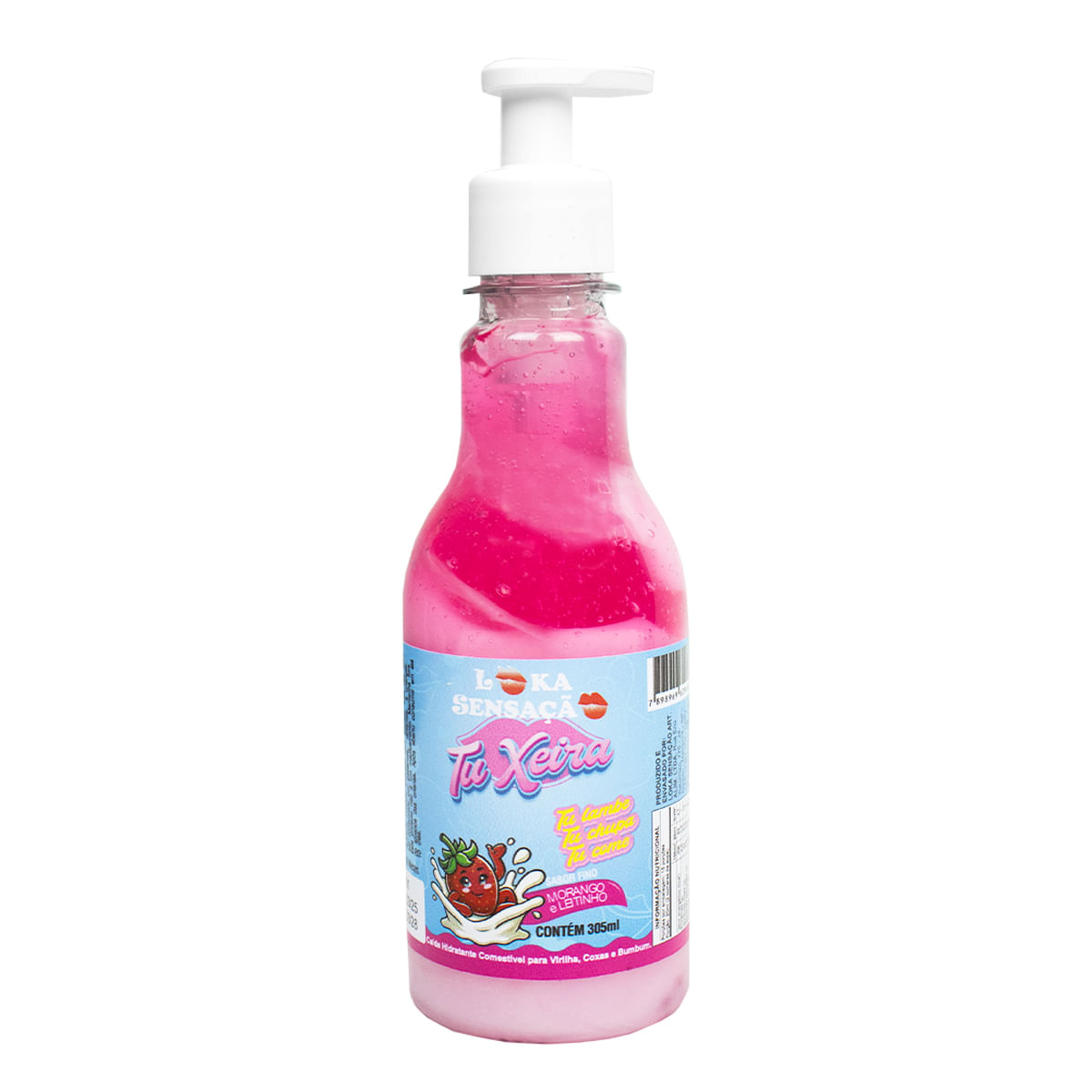 Tu Xera Calda Hidratante Comestível para Virilha Coxas e Bumbum 305ml Loka Sensação
