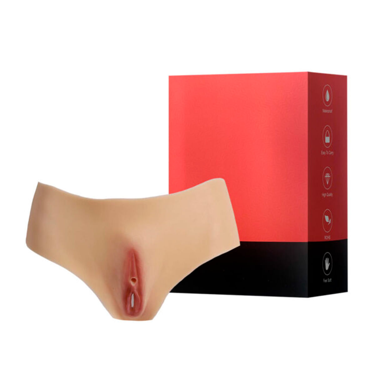 Calcinha com Vulva Realística, Pele com Espessura de Alta Elasticidade e Cateter Urinário 3R Import