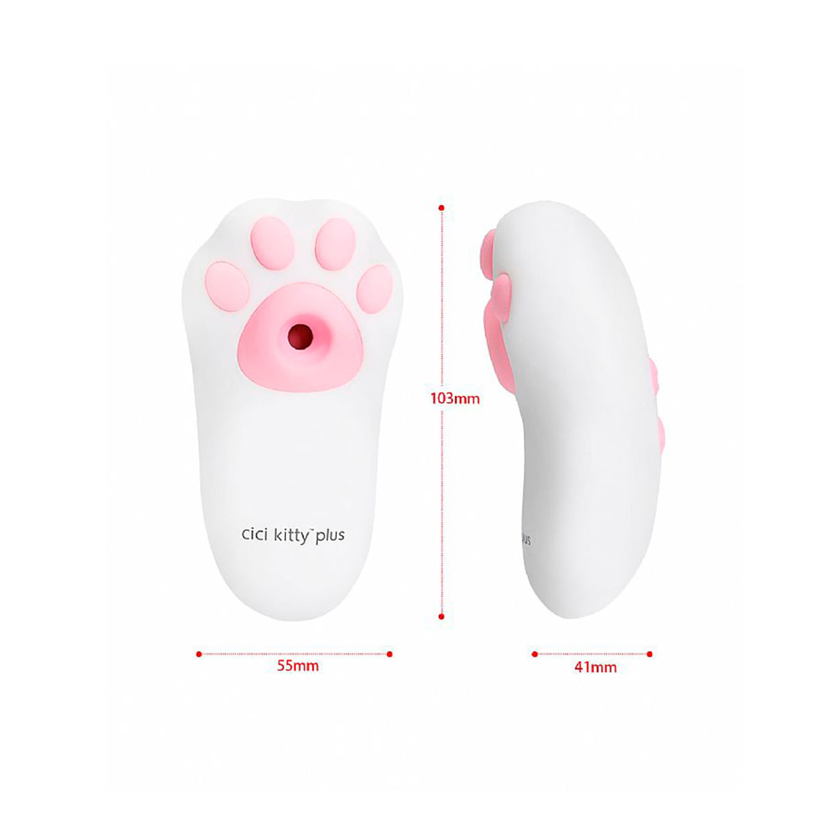 Vibrador de Pulsação Formato de Patinha Sexy Import