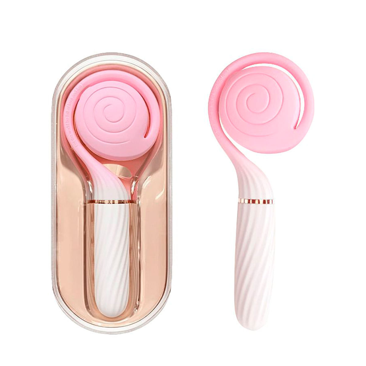 Vibrador de Clitóris Formato de Caracol Lollipop Sexy Import