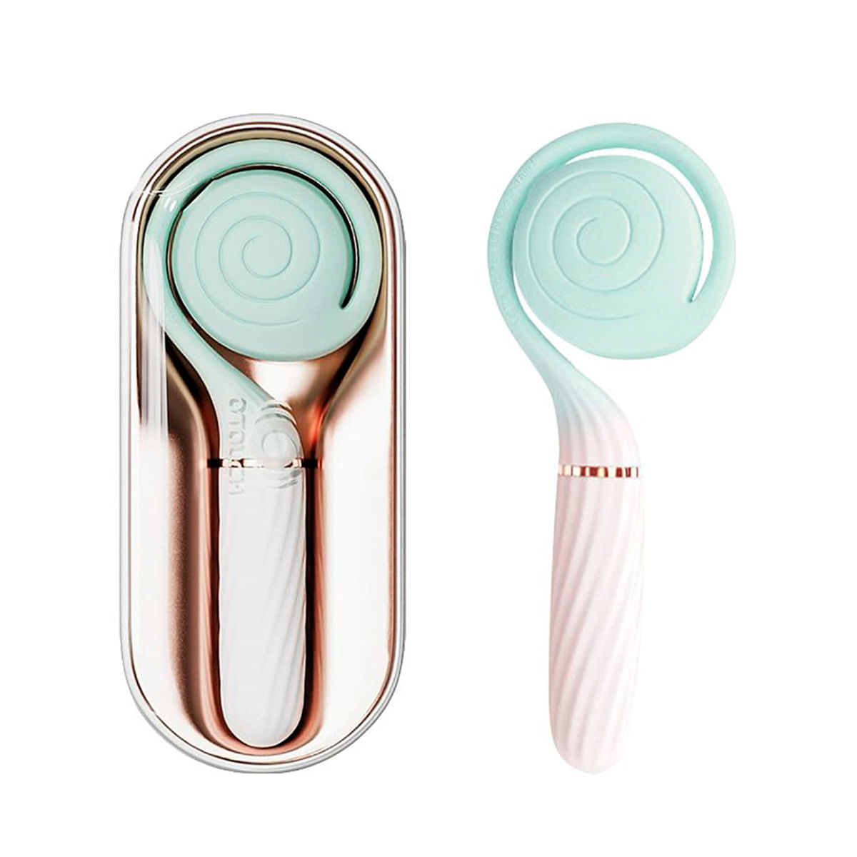 Vibrador de Clitóris Formato de Caracol Lollipop Sexy Import