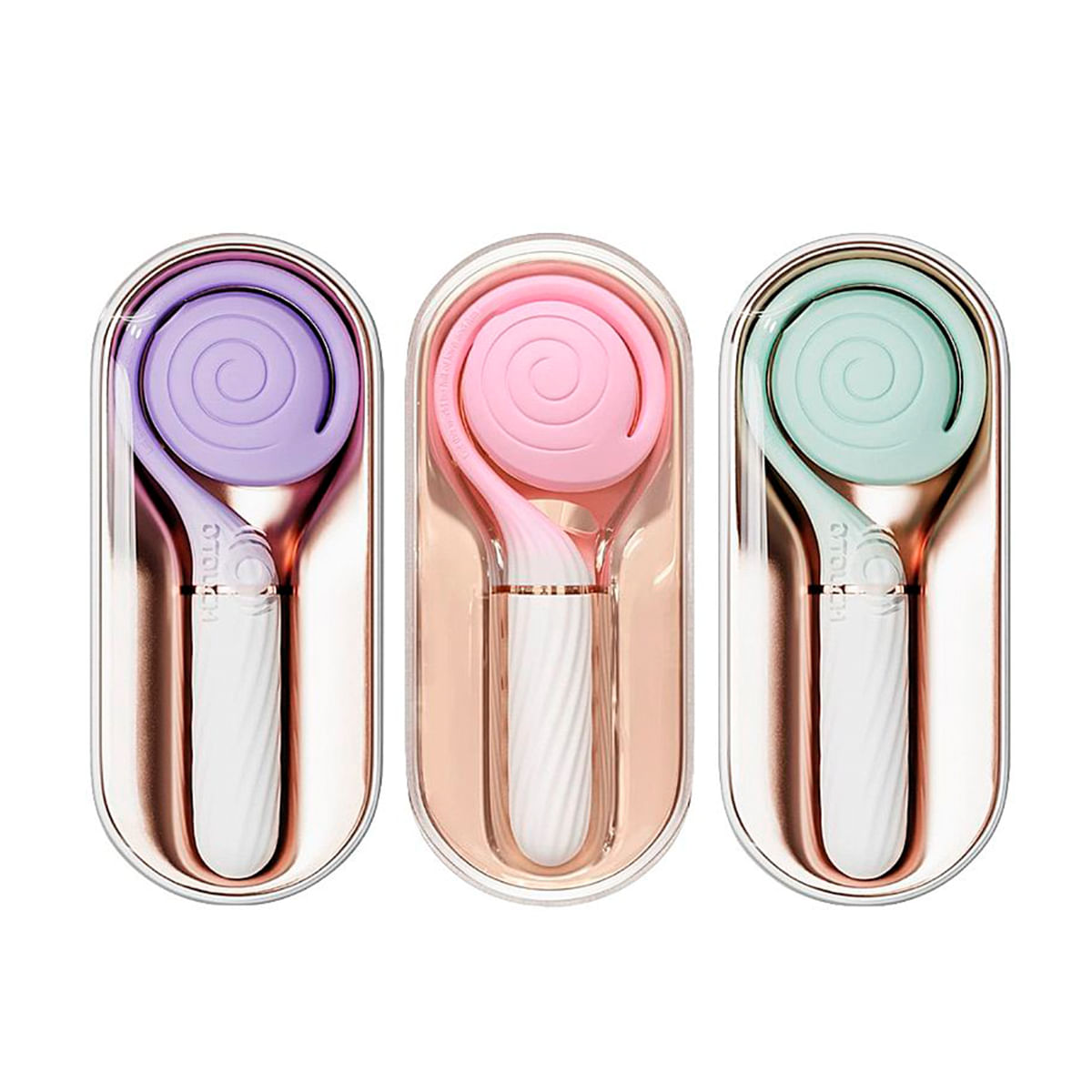 Vibrador de Clitóris Formato de Caracol Lollipop Sexy Import