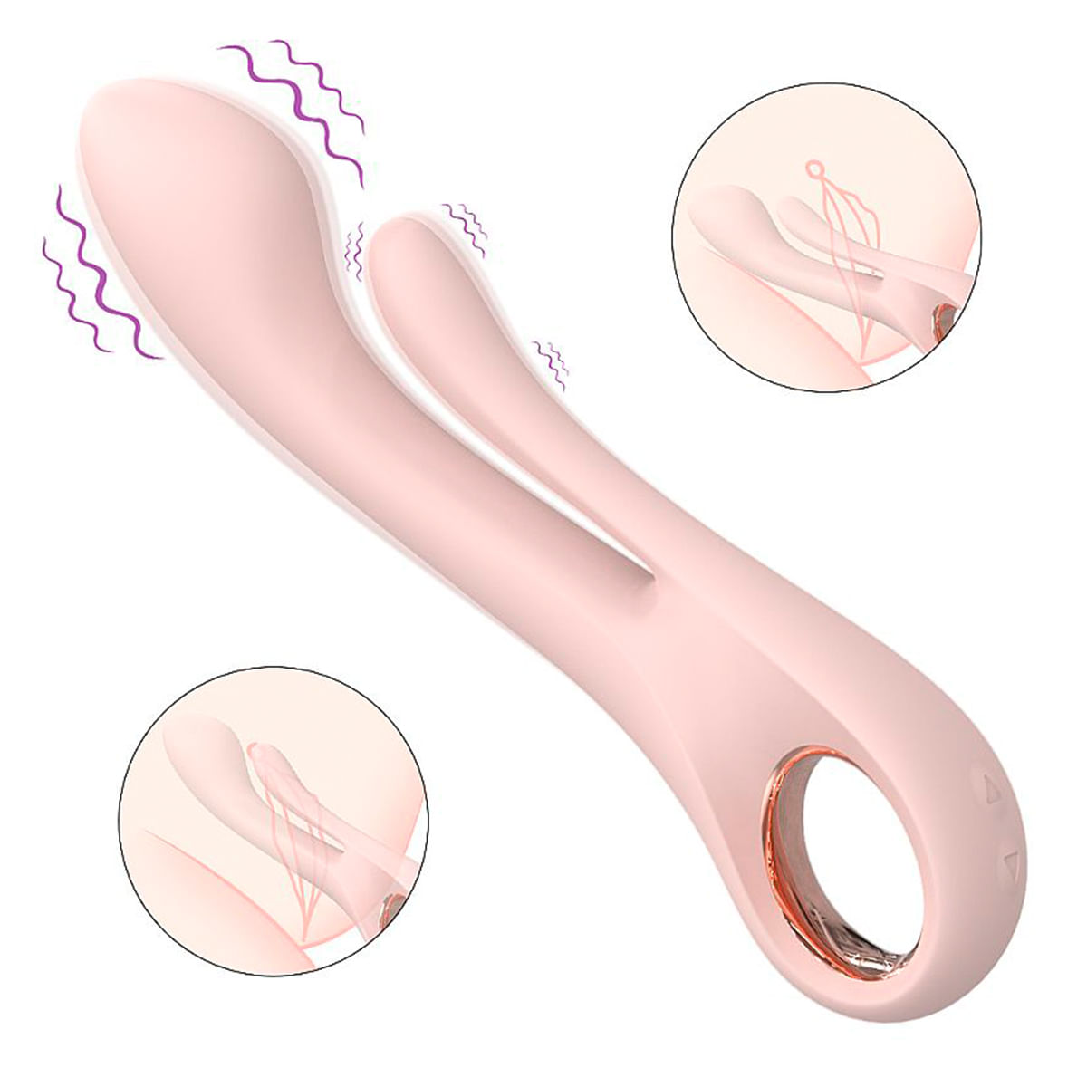 Vibrador de Ponto G e Clitóris Kaethe Sexy Import