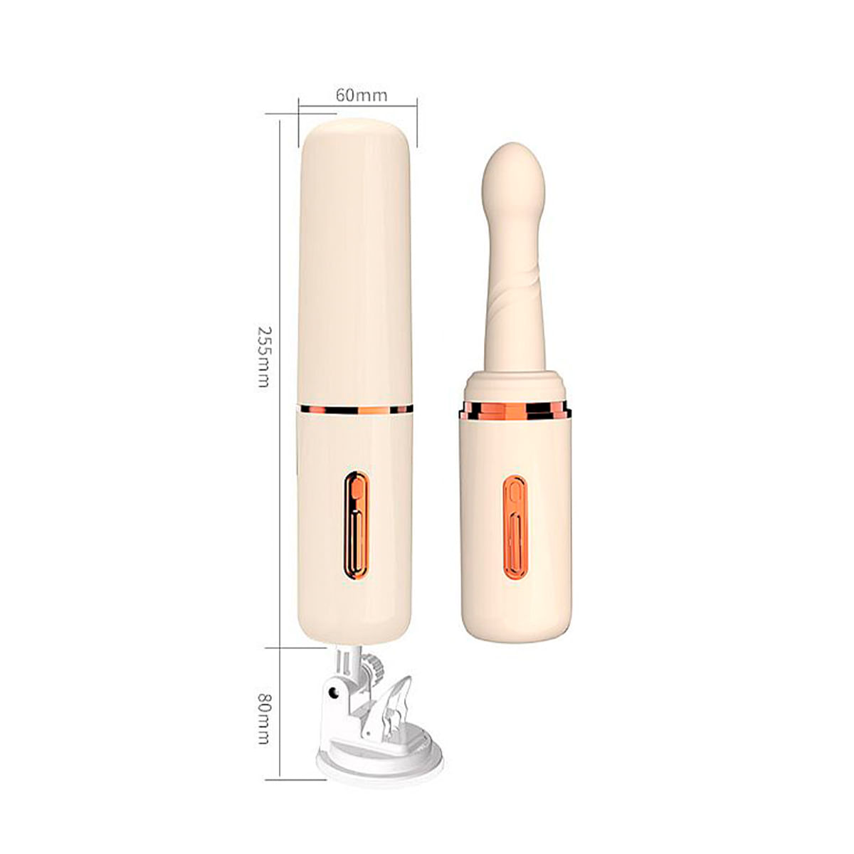 Máquina do Sexo com Vai e vem e Dildo de Silicone Gun Sexy Import