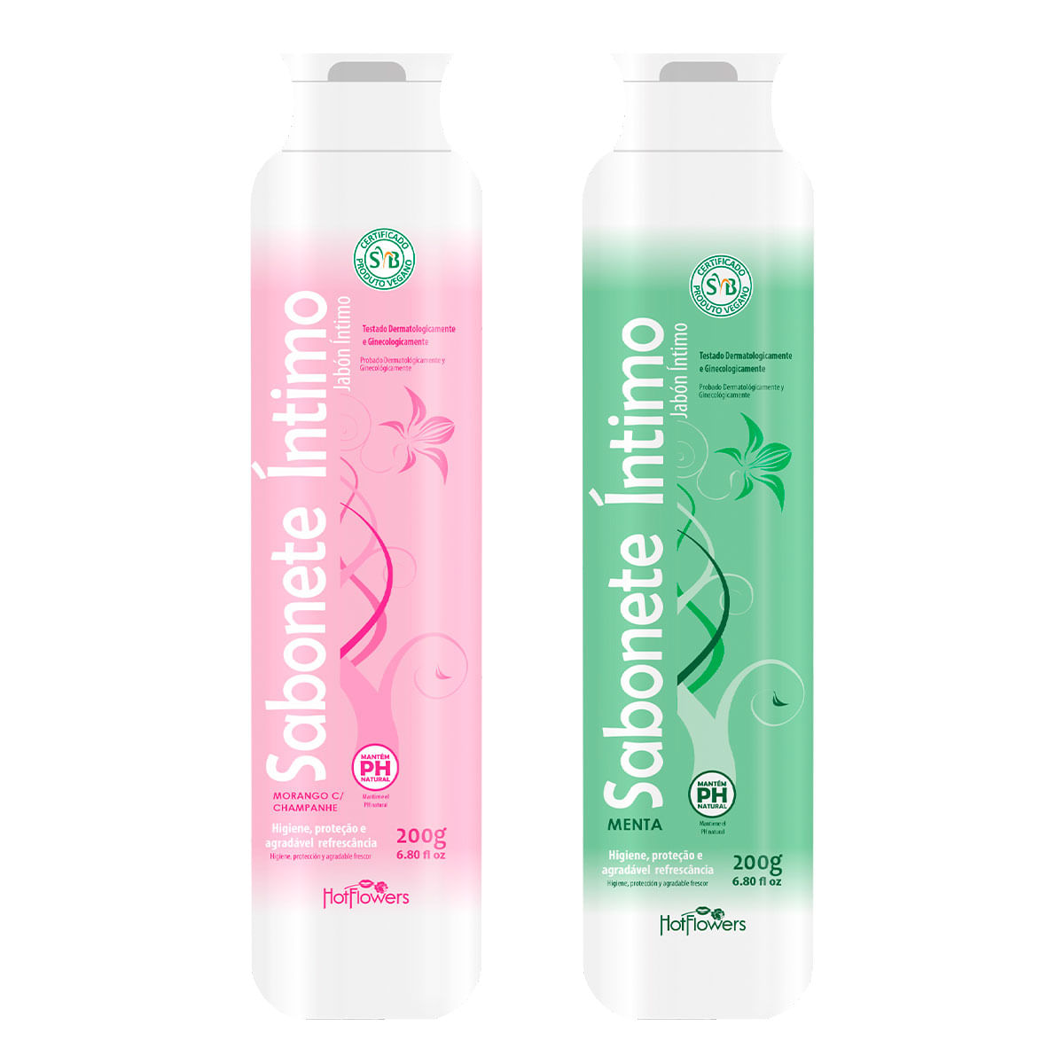 Sabonete Íntimo Feminino 200g Hot Flowers