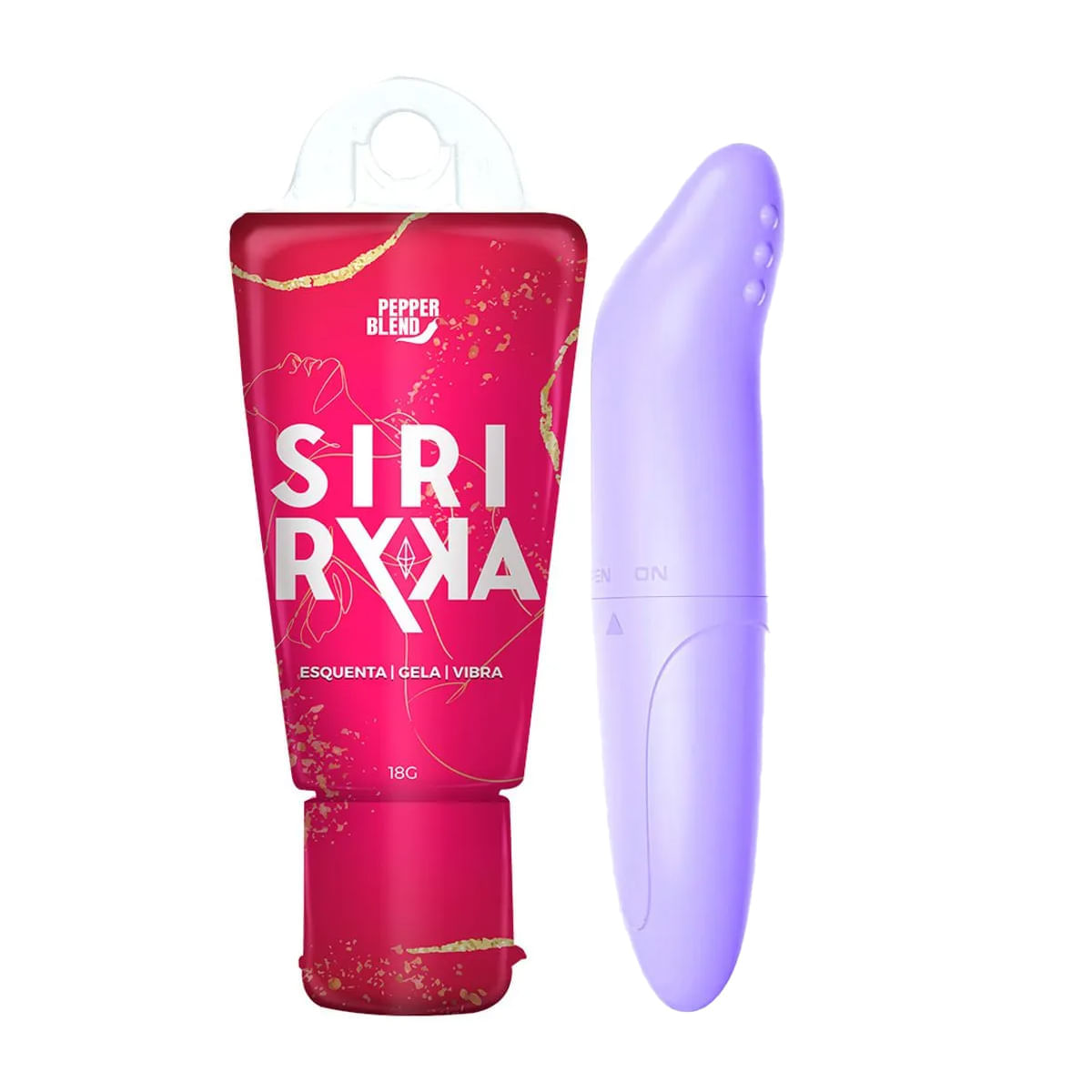 Duplinha Gel Siri Ryca e Vibrador de Ponto G YouVibe