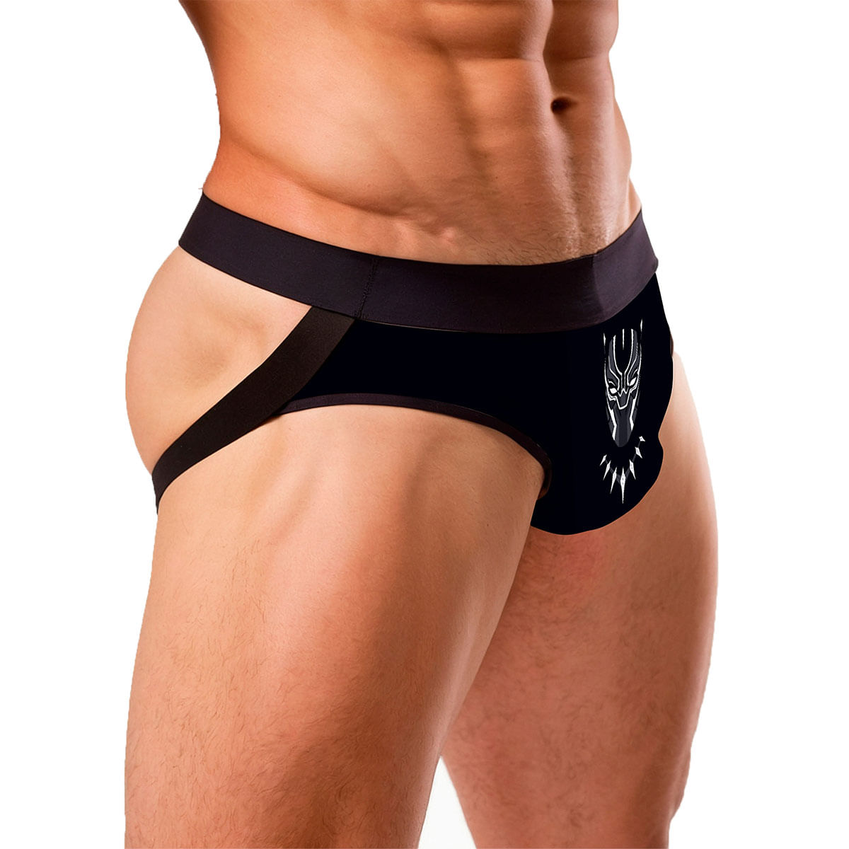Cueca Jockstrap Pantera Negra Pimenta Sexy