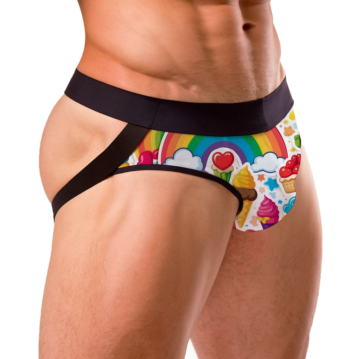 Cueca Jockstrap Rangel Gostosuras Doces e Bolo Pimenta Sexy