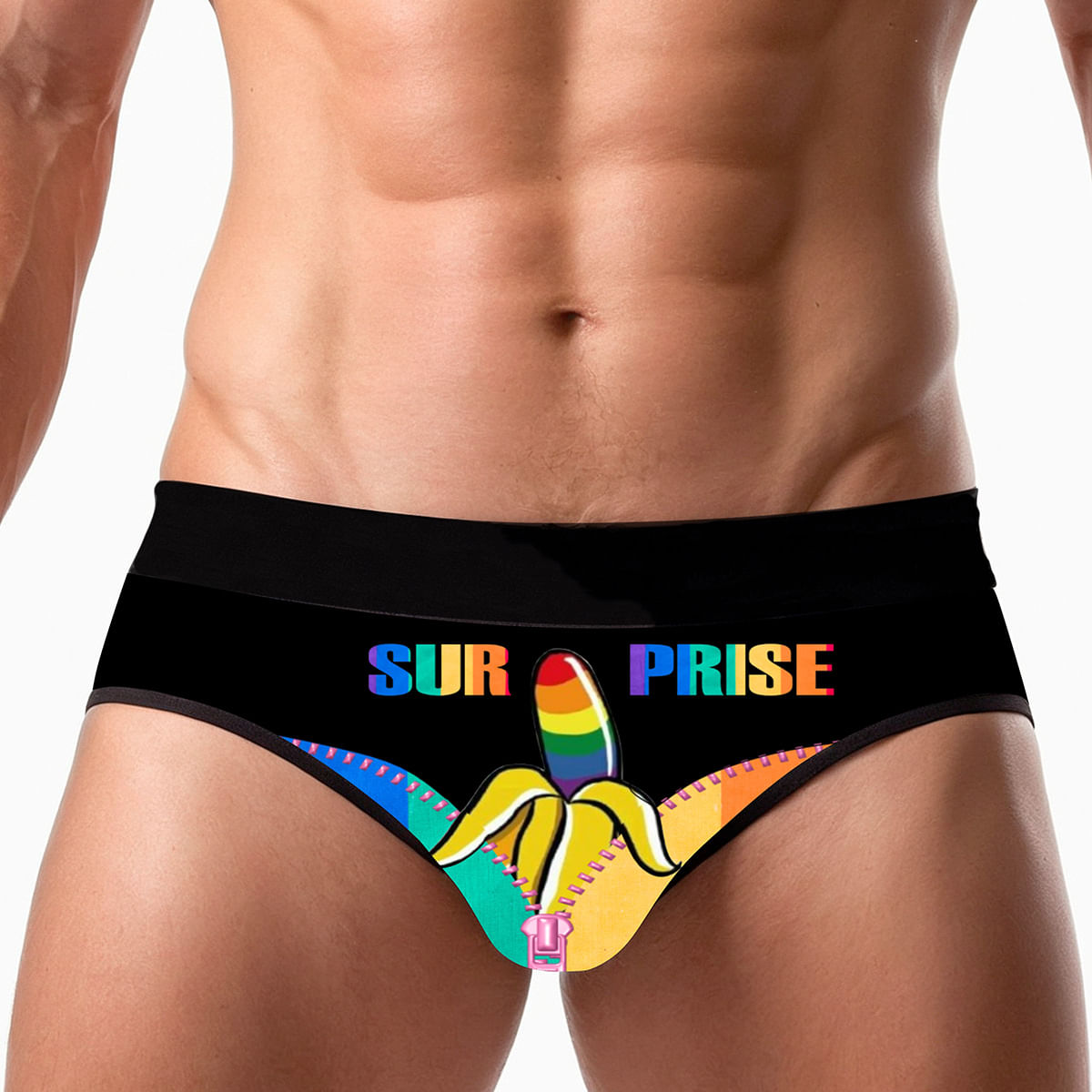 Cueca Jockstrap Rangel Surprise Banana LGBT+ Pimenta Sexy