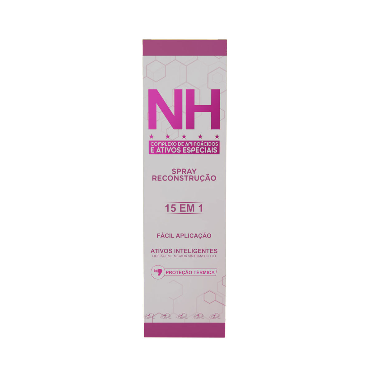 Spray Capilar de Reconstrução New Hair 15 em 1 com Proteção Térmica 200ml Belkit