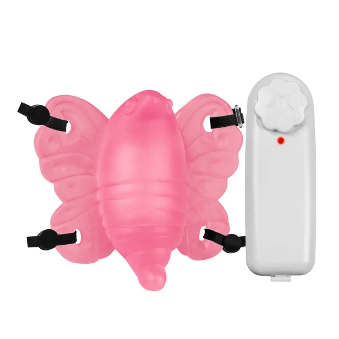 Estimulador e Massageador Butterfly Rosa com Vibro Pau Brasil
