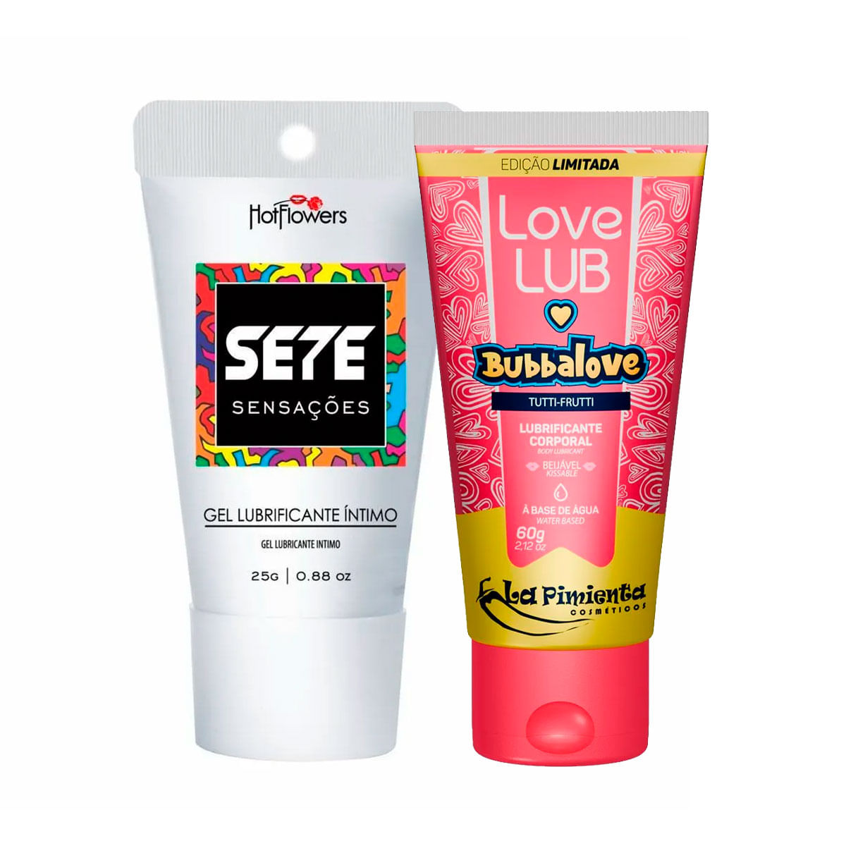 Duplinha com Sete Sensaes Lubrificante ntimo Anal e Love Lub Bubbalove Lubrificante Duplinha com Sete Sensaes Lubrificante ntimo Anal e Love Lub Bubbalove Lubrificante