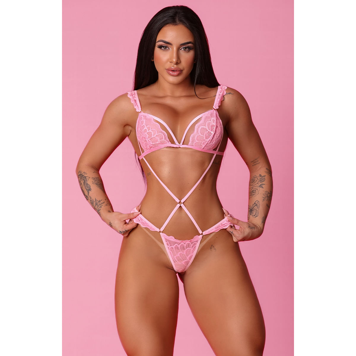 Body Rendado Secret Glow Tallyta