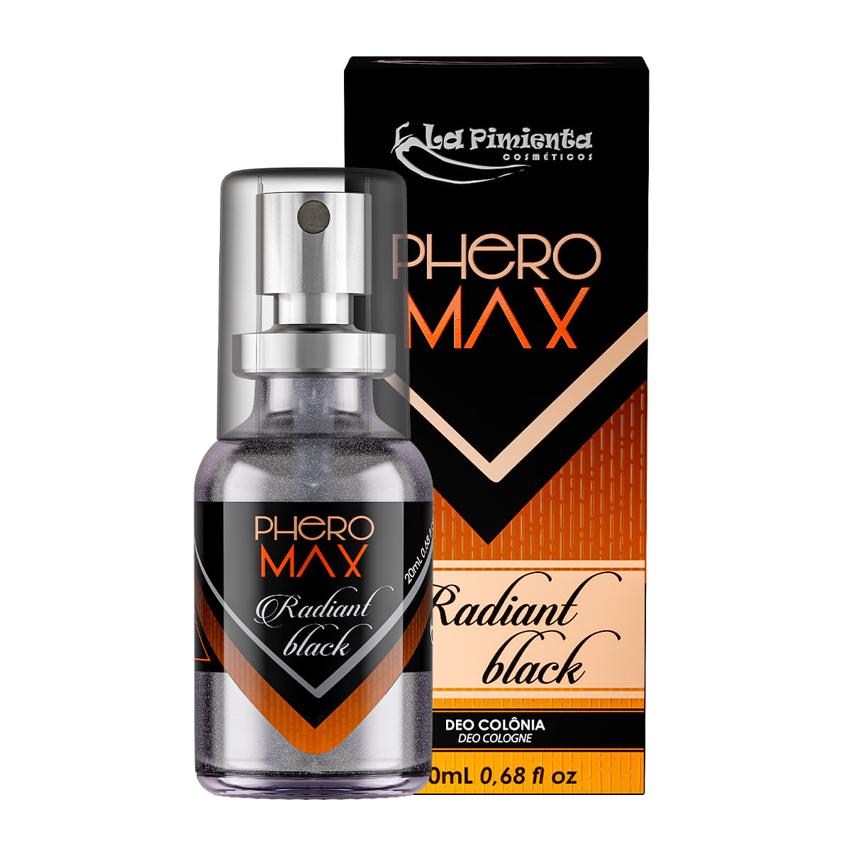 Phero Max Deo Colônia 20ml Radiant Black La Pimienta