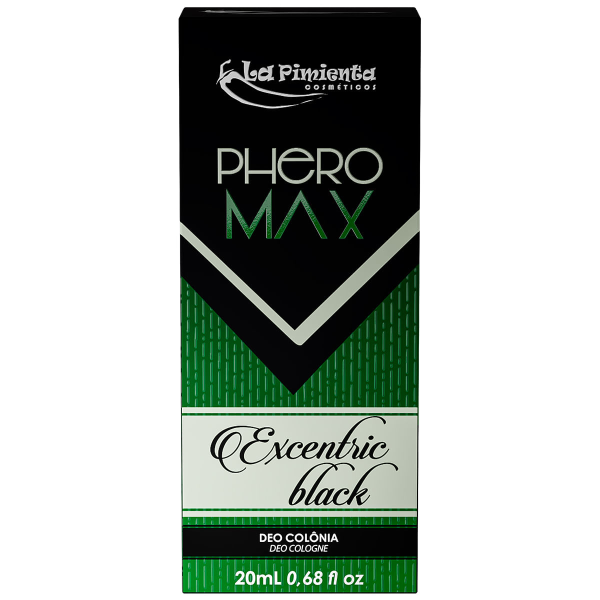 Phero Max Deo Colônia 20ml Excentric Black La Pimienta