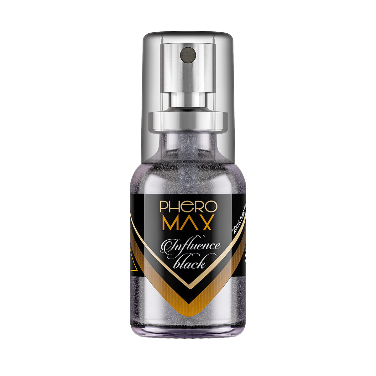 Phero Max Deo Colônia 20ml Influence Black La Pimienta Phero Max Deo Colônia 20ml Influence Black La Pimienta