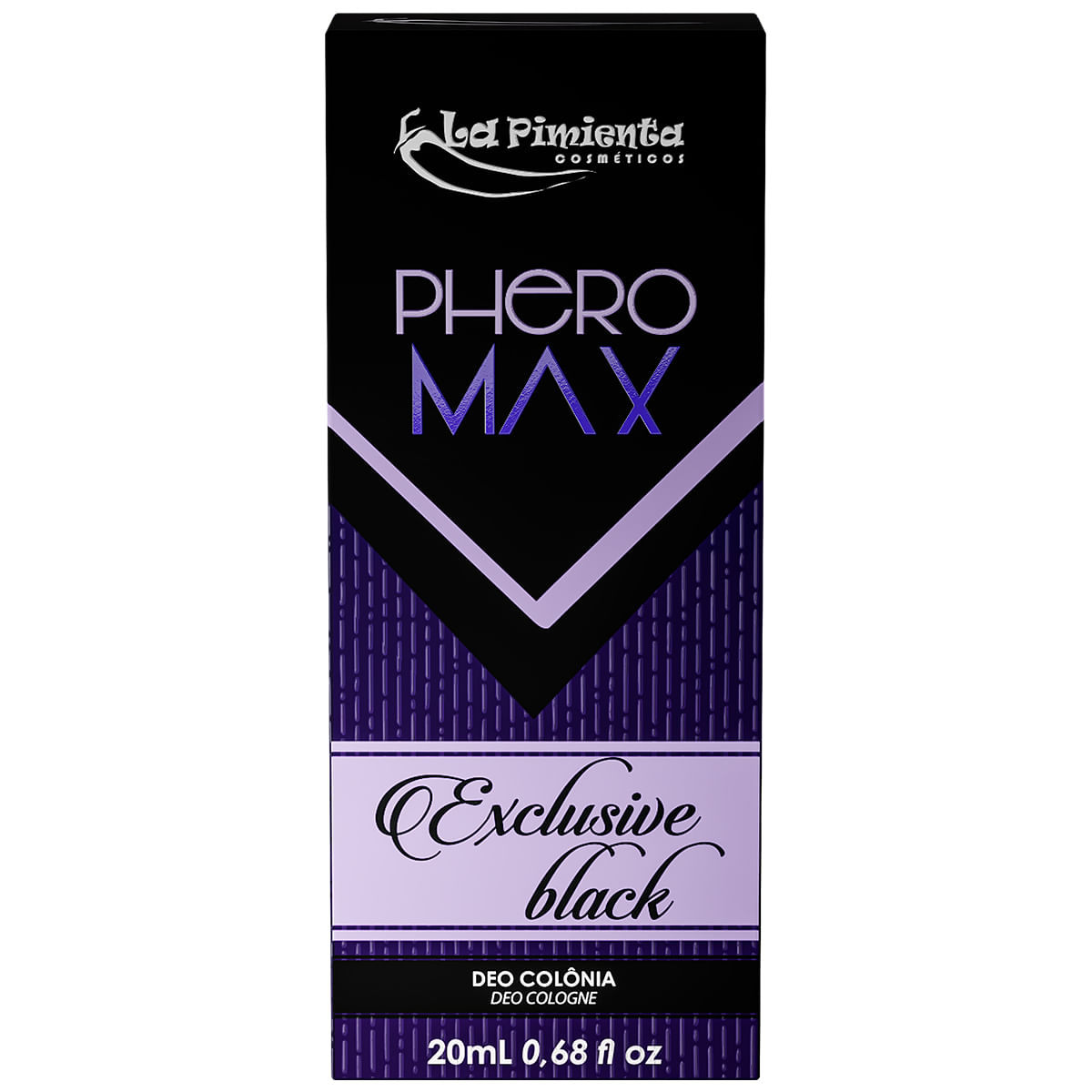 Phero Max Deo Colônia 20ml Exclusive Black La Pimienta