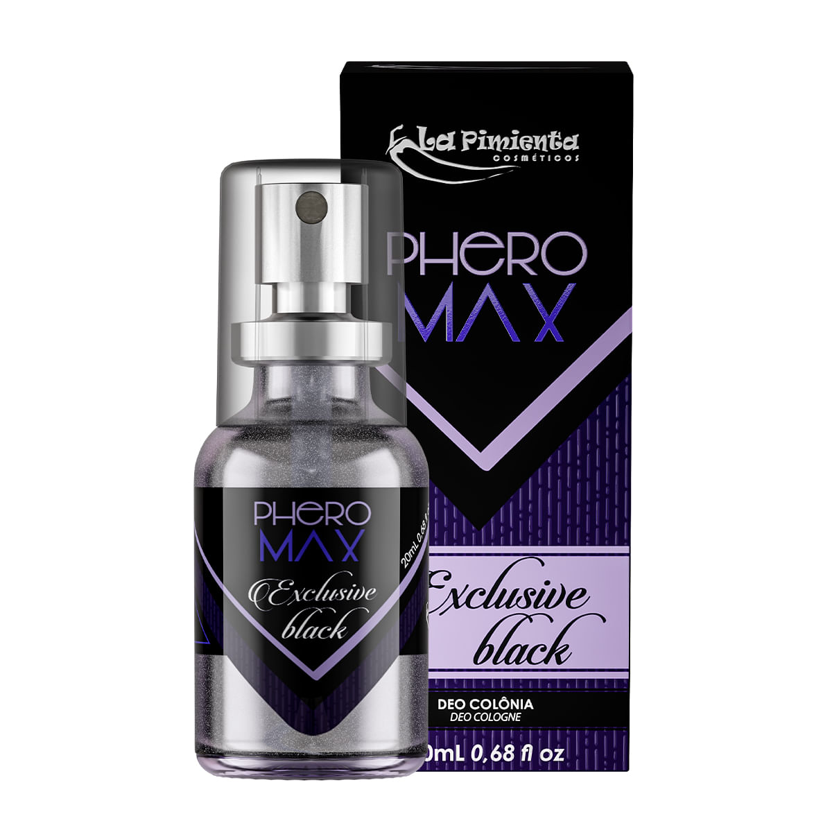 Phero Max Deo Colônia 20ml Exclusive Black La Pimienta