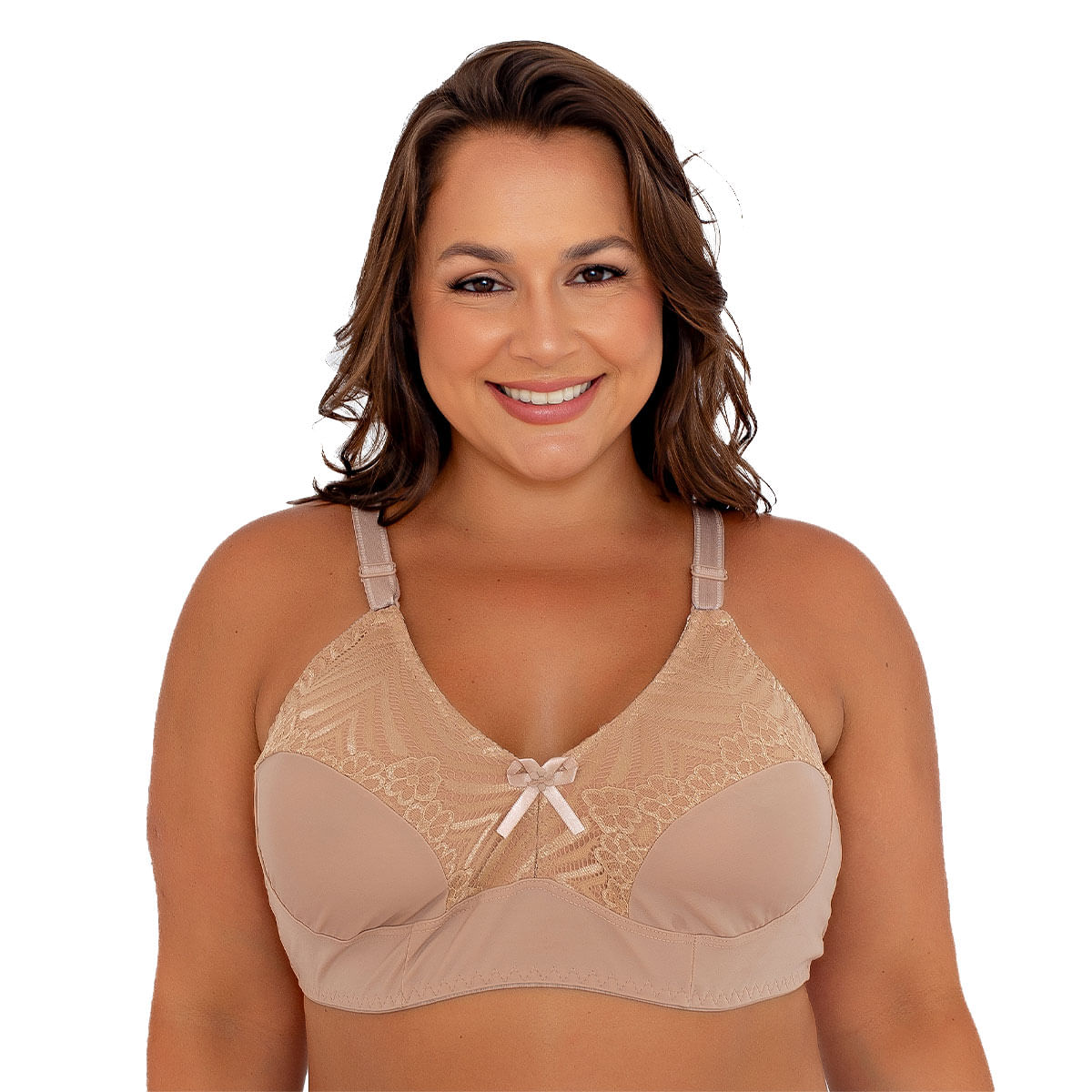 Soutien Plus Size Reforçado Cetinete Sem Bojo Patitex