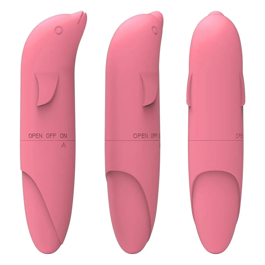 Vibrador Ponto G Rosa em Formato de Golfinho em ABS You Vibe