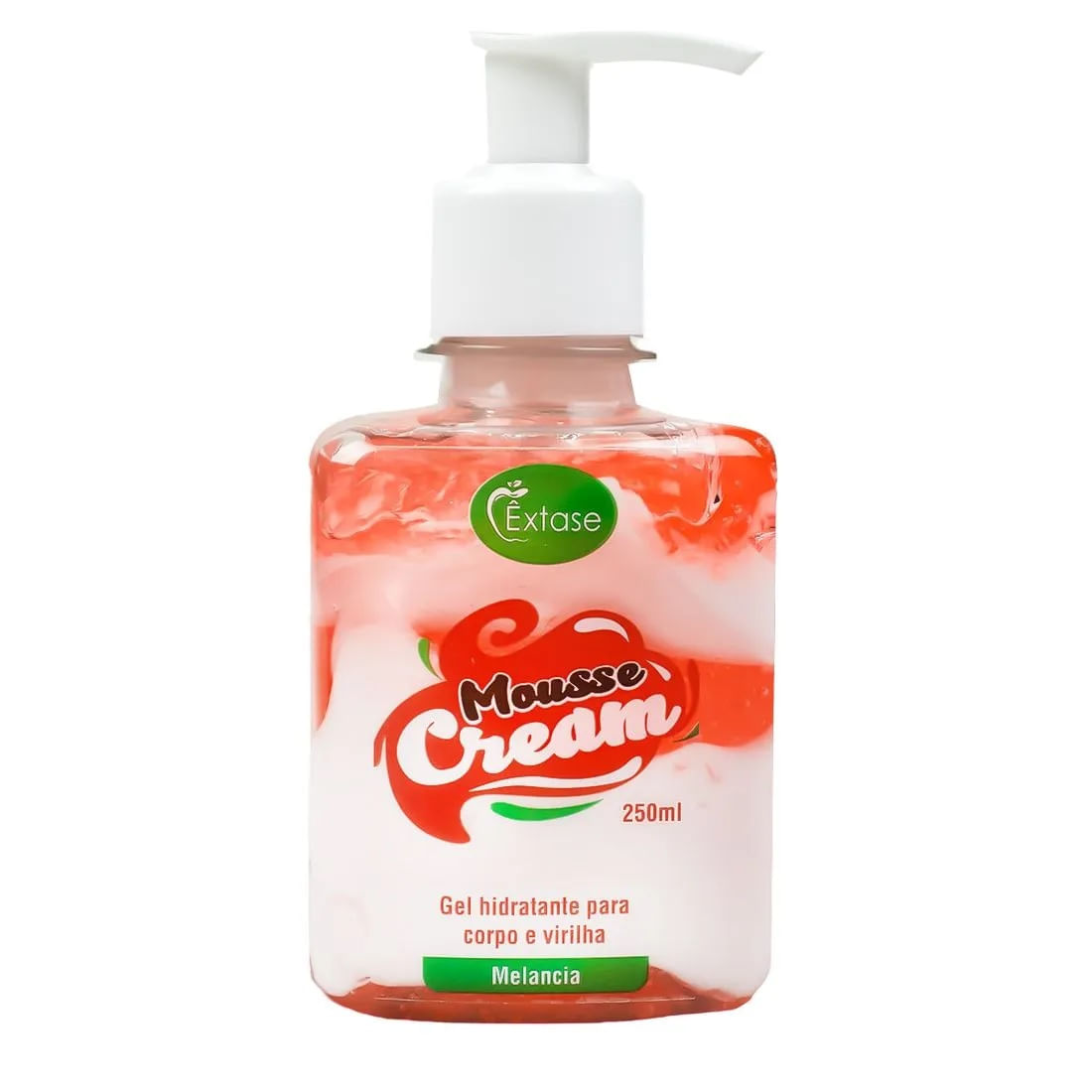 Mousse Cream Creme Aromatizante Beijável Para Virilha de Melancia 250ml Êxtase Mousse Cream Creme Aromatizante Beijável Para Virilha de Melancia 250ml Êxtase