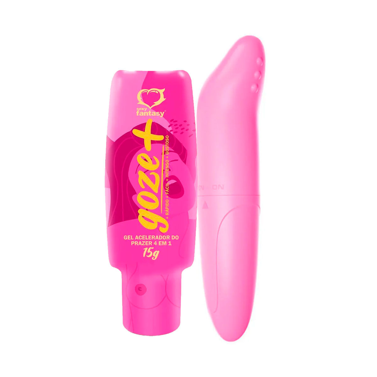 Duplinha com Goze + Gel Acelerador do Prazer e YouVibe Vibrador de Ponto G