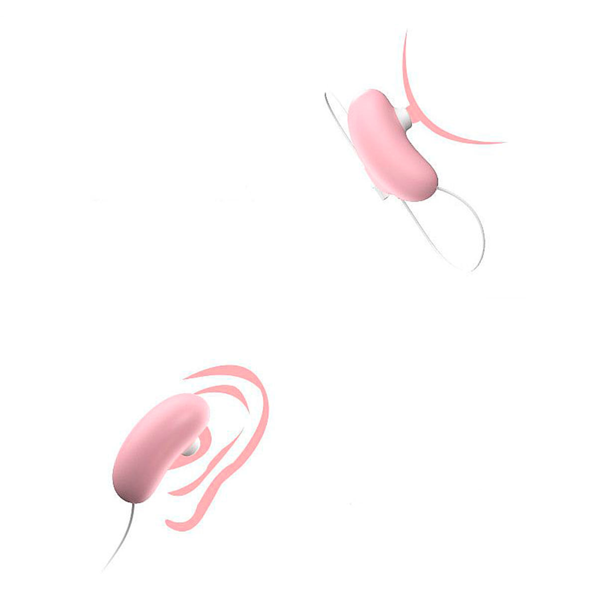 Vibrador de Clitoris em Silicone com Pulsação e Bullet Vibratório Miess