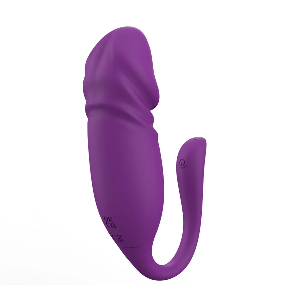 Vibrador de Casal Vai e Vem em Formato de Glande por Aplicativo Me Ame