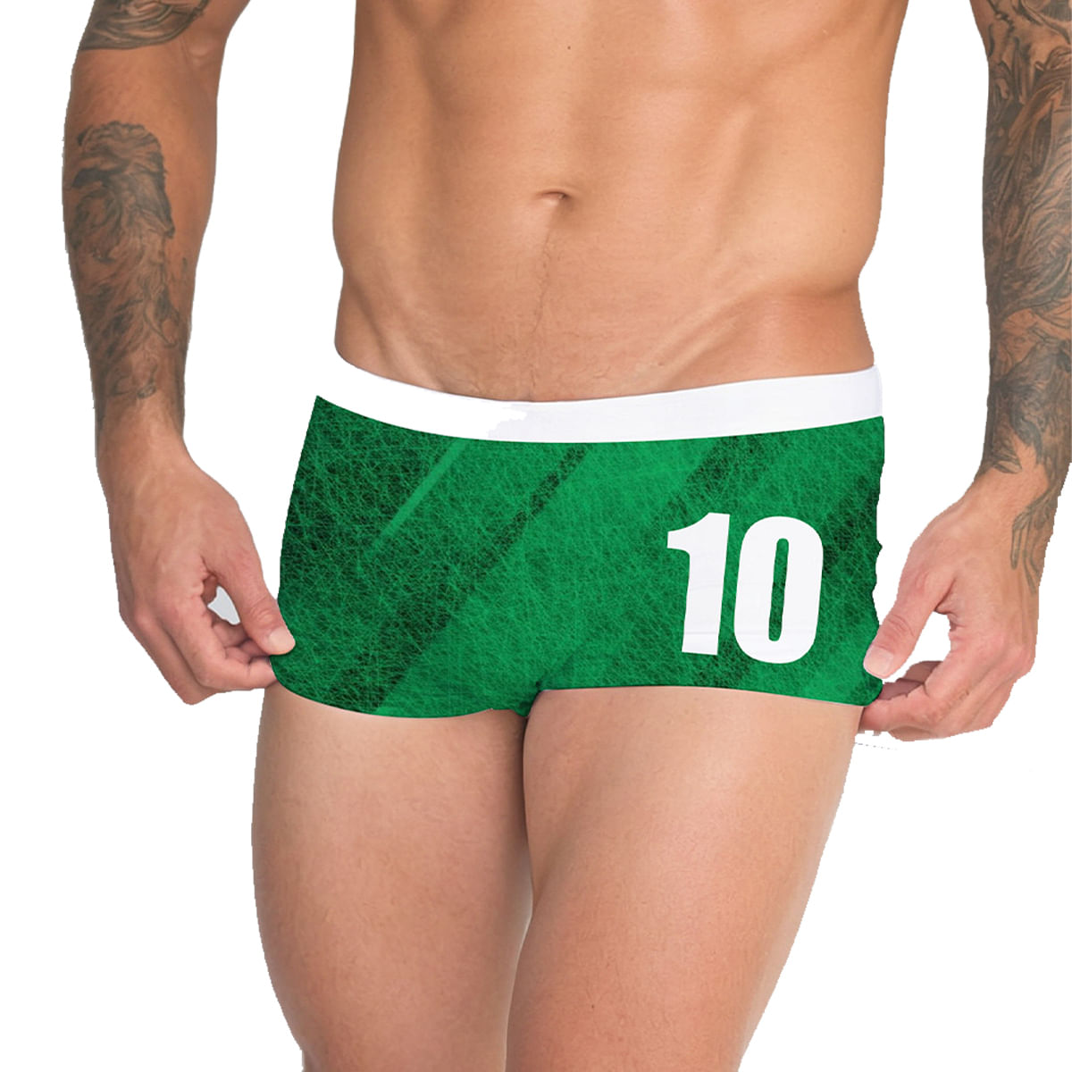 Cueca Boxer Torcedor Palmeirense Pimenta Sexy