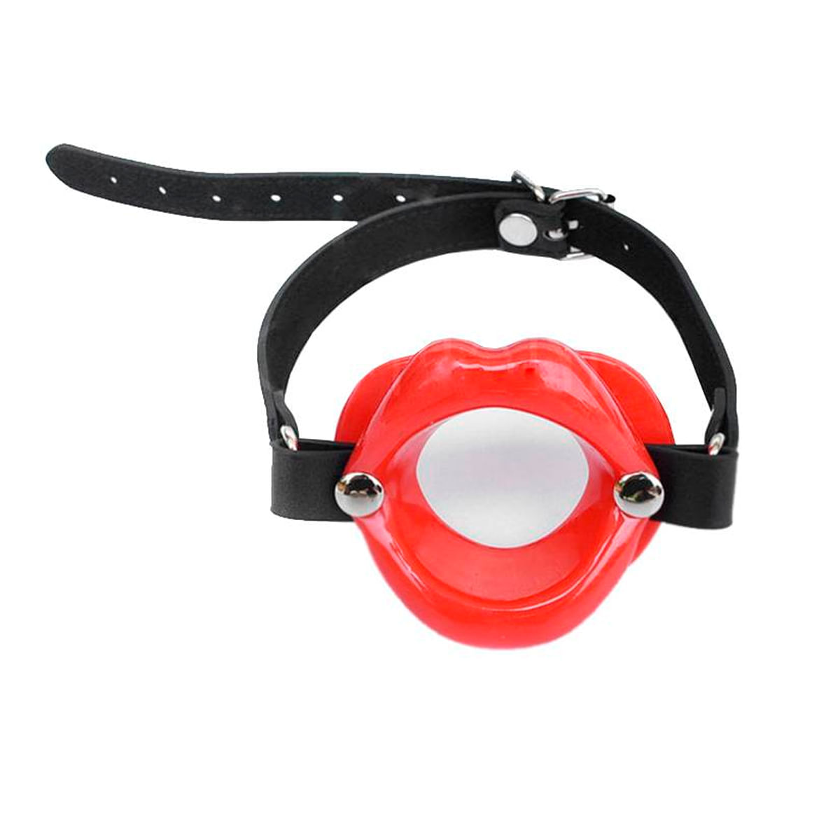 Mordaça de Silicone para Submissão com Regulagem por Fivela Yaffa Lingerie
