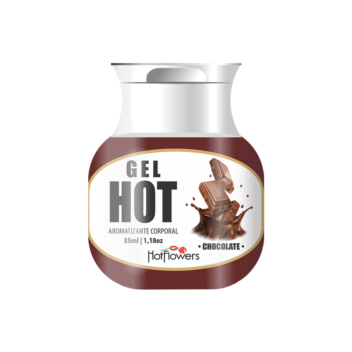 Gel Hot Aromatizante Chocolate 35ml Hot Flowers