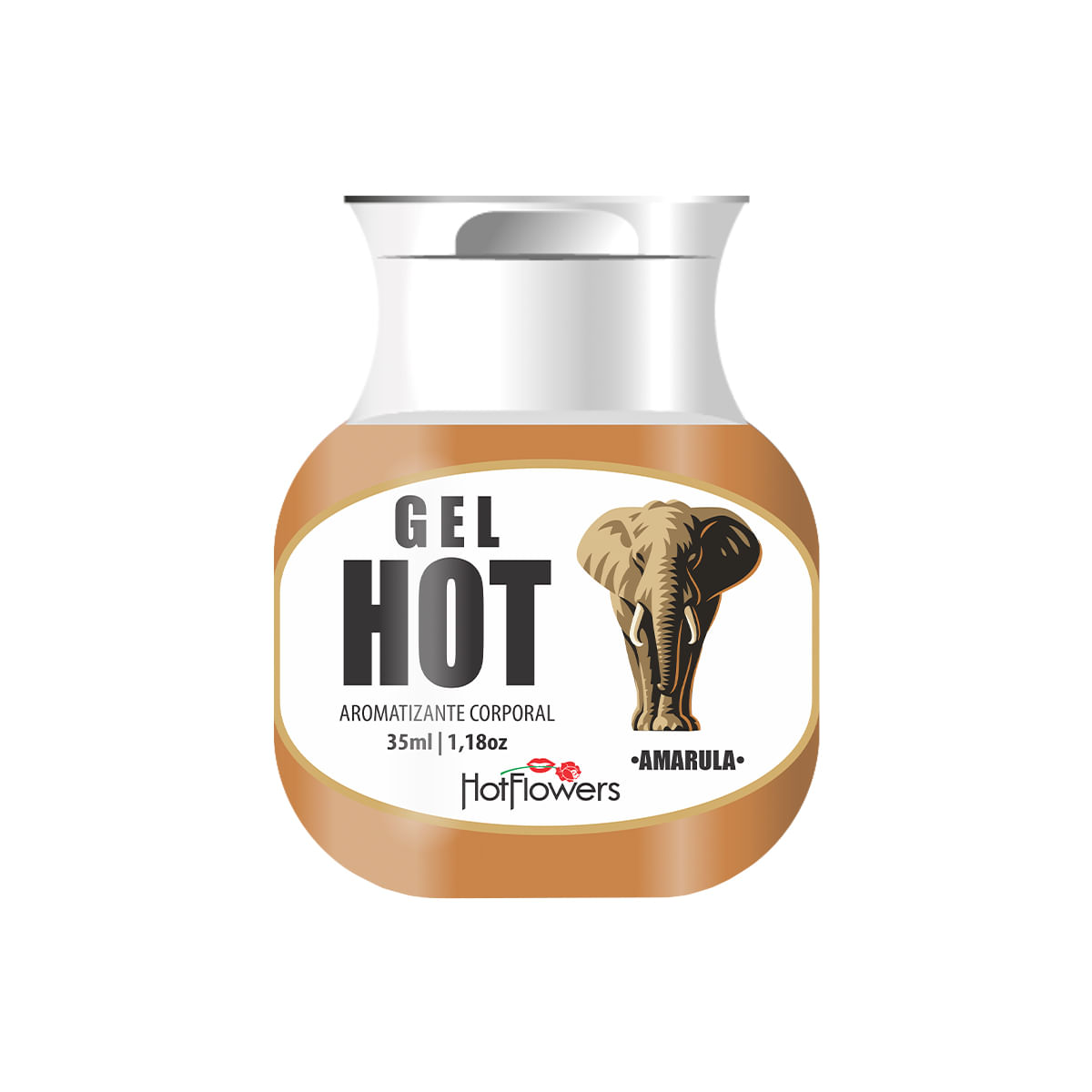 Gel Hot Aromatizante Amarula 35ml Hot Flowers