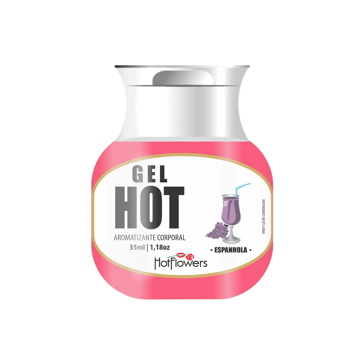 Gel Hot Aromatizante Espanhola 35ml Hot Flowers