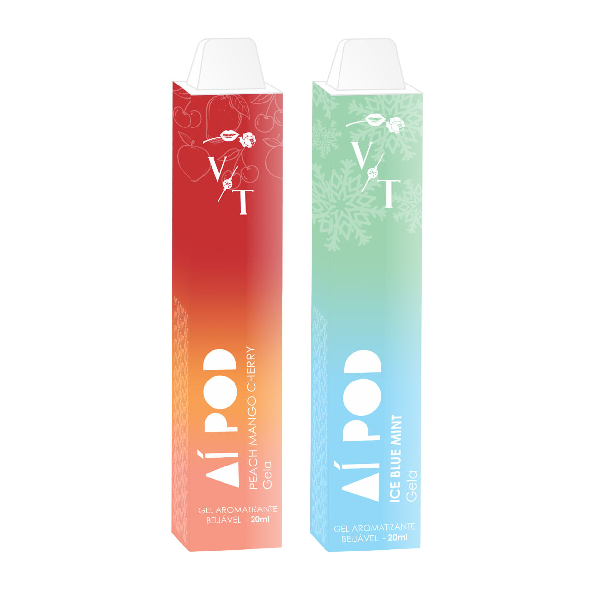 Aí Pod Gel Aromatizante Beijável Que Gela 20ml Hot Flowers